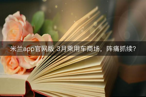 米兰app官网版 3月乘用车商场，阵痛抓续？